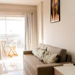 Flat Com Sacada E Linda Vista Da Cidade